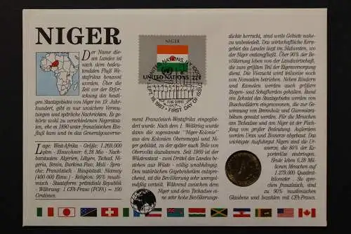 Niger, Numisbrief vom 12.1.88 - 659828