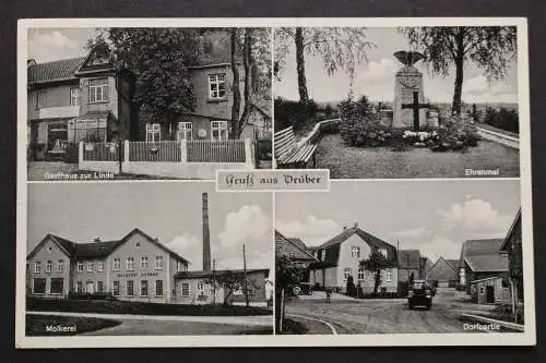 Drüber OT v. Einbeck, Gasthaus, Molkerei, Ehrenmal, Dorfpartie - 421987