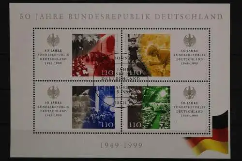 Deutschland (BRD), MiNr. Block 49 PLF I, ESST - 658946