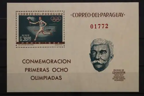 Paraguay, MiNr. Block 34, postfrisch - 658793