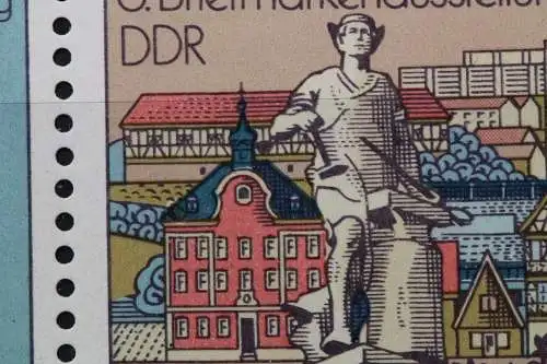 DDR, MiNr. 2533 PF I im Dreierstreifen, postfrisch - 659382