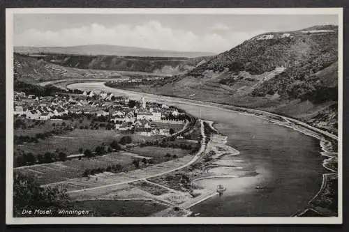 Winnigen, Blick zum Ort und zur Mosel - 422541