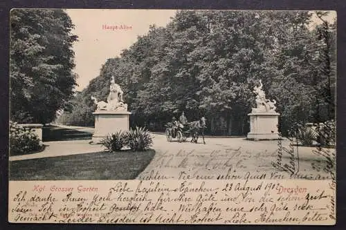 Dresden, Kgl. Grosser Garten, Haupt-Allee - 422443