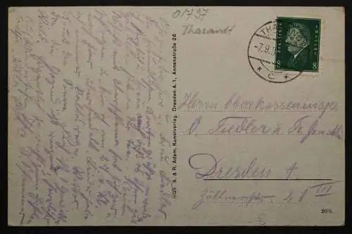 Hartha, Ortsansicht, Hintergersdorf mit dem Harthaberg - 422453