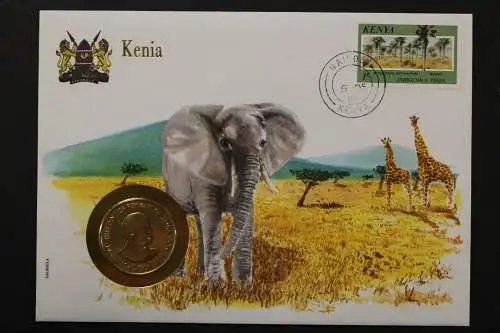 Kenia, Elefant, Numisbrief vom 5.5.86 - 659830