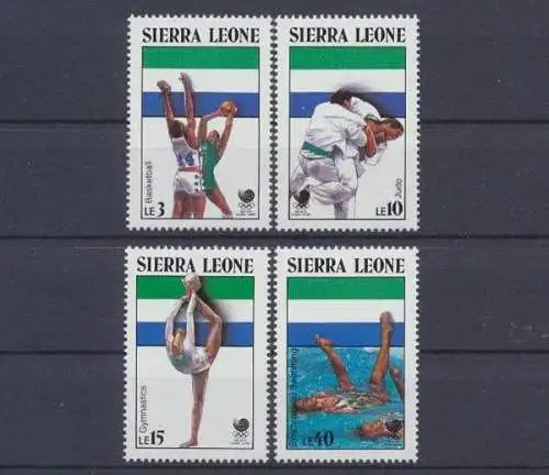 Sierra Leone, MiNr. 1092-1095, postfrisch - 694837