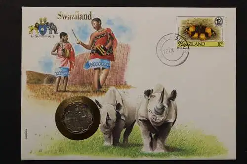 Swasiland, Numisbrief vom 17.9.89 - 659825