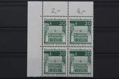 Deutschland, MiNr. 491, Viererblock, Ecke links oben, postfrisch - 660940