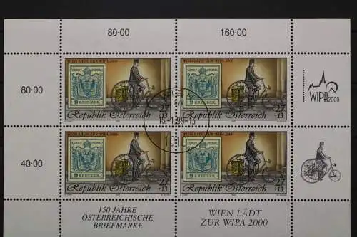 Österreich, MiNr. 2222 I Kleinbogen, gestempelt - 660636