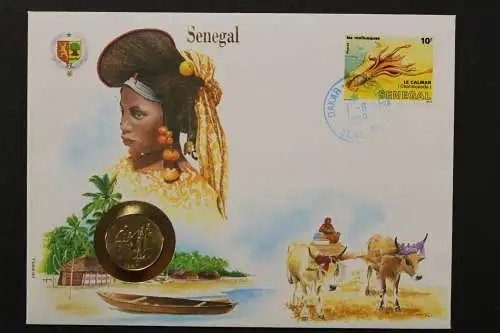 Senegal, Numisbrief vom 1.6.88 - 659839