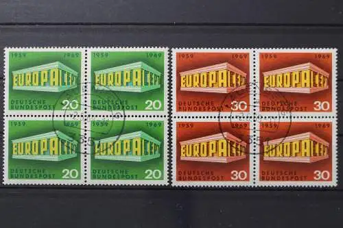 Deutschland (BRD), MiNr. 583-584, Viererblock, gestempelt - 660410