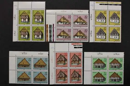 DDR, MiNr. 2623-2628, Viererblock, Ecke links oben, postfrisch - 661341