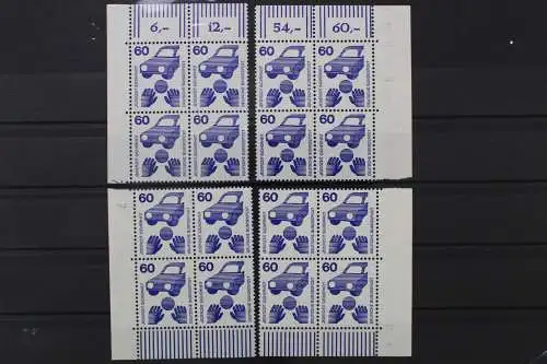 Deutschland, MiNr. 701 A, Viererblock, alle 4 Ecken, postfrisch - 660914