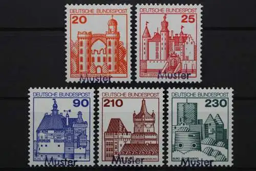 Deutschland (BRD), MiNr. 995-999 Muster, postfrisch - 201733