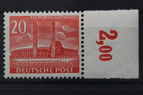 Berlin, MiNr. 113 Oberrand, postfrisch - 662208