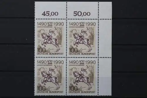 Deutschland, MiNr. 1445 Viererblock, Ecke rechts oben, postfrisch - 662168