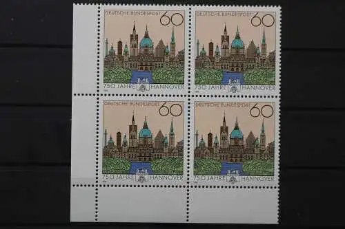 Deutschland, MiNr. 1491, Viererblock, Ecke li. unten, postfrisch - 662151