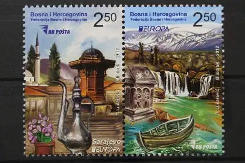 Bosnien-Herzegowina, MiNr. 589-590 A Paar, postfrisch - 203405