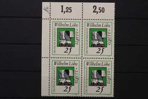 Deutschland, MiNr. 710 Viererblock Ecke links oben, postfrisch - 204966