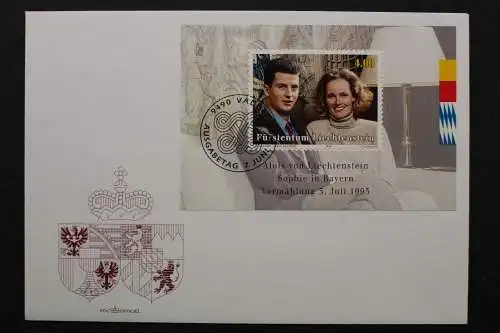 Liechtenstein, MiNr. Block 15, FDC - 205132