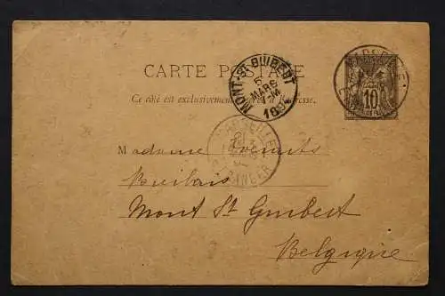 Marseille, Grand Hotel Novailles, Ganzsache von 1894 - 422684