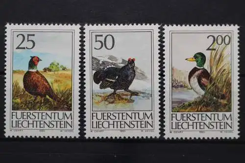 Liechtenstein, Vögel, MiNr. 997-999, postfrisch - 204196