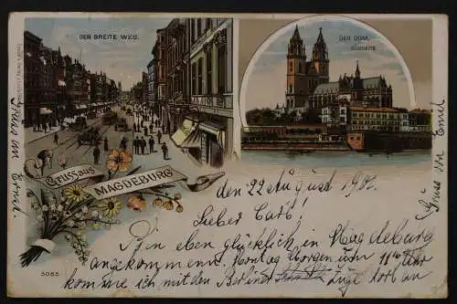 Magdeburg, Der Breite Weg, Der Dom, Südseite - 422805