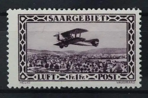 Saargebiet, MiNr. 127, Falz - 206726