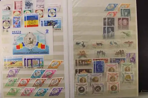 Rumänien, große Sammlung in 4 Einsteckalben, viele Blockausgaben - 707538