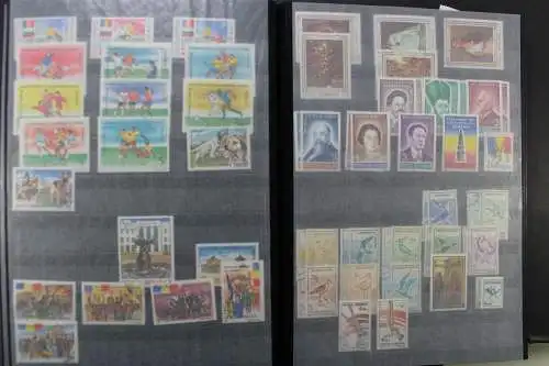 Rumänien, große Sammlung in 4 Einsteckalben, viele Blockausgaben - 707538