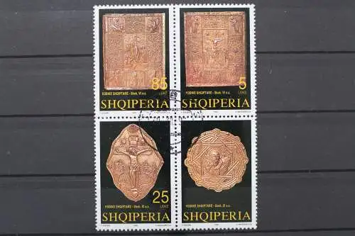 Albanien, MiNr. 2604-2606 Viererblock, gestempelt - 208795