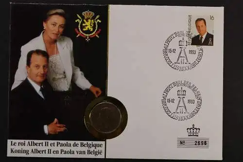 Belgien, Albert II., 1993, Numisbrief - 207418