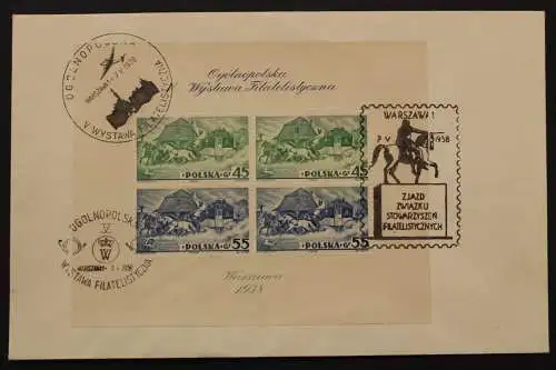 Polen, MiNr. Block 5 A, FDC - 209009