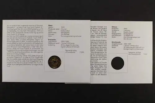 Dänemark, Königin Ingrid, 2000, Numisbrief - 207465