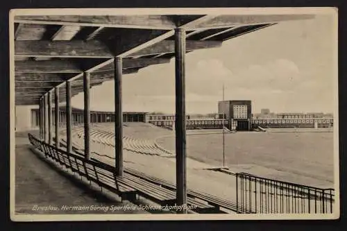 Breslau, Herrmann Göring Sportfeld Schlesierkampfbahn - 423179