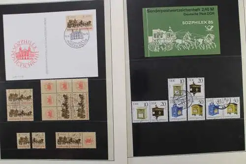 DDR Besonderheiten-Sammlung 1985-1990 in 3 Alben - 707533