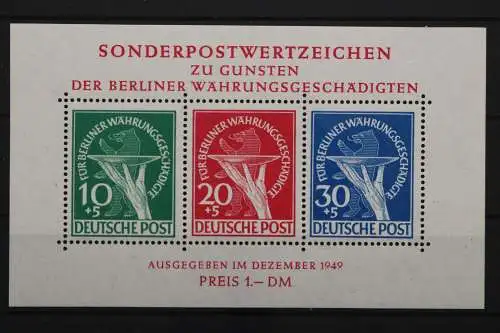 Berlin, MiNr. Block 1 PF I, postfrisch, BPP Signatur - 210021