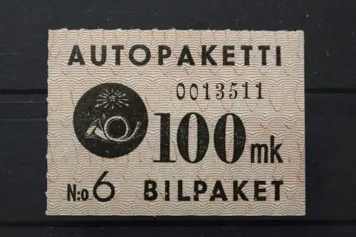 Finnland Autopaketmarken, MiNr. 5, postfrisch - 209563