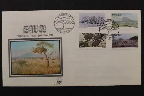 Südwestafrika, MiNr. 541-544, FDC - 208103