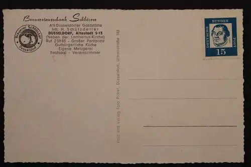 Düsseldorf, Brauereiausschank Schlösser, Gaststätte, Teilansicht - 423112