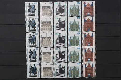 Deutschland (BRD), MiNr. 1934-1938 R Fünferstreifen, postfrisch - 210146