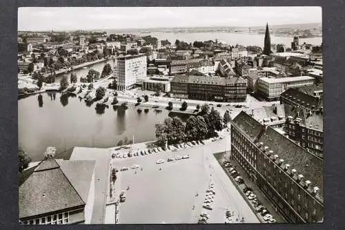 Kiel, Blick vom Rathausturm auf Innenstadt und Förde - 424010