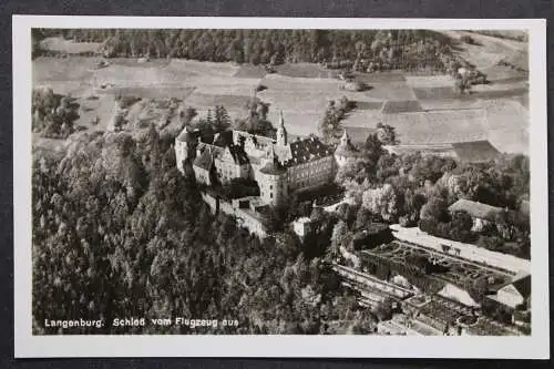 Langenburg, Schloß vom Flugzeug aus - 424183