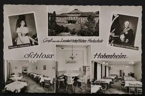 Stuttgart, Schloss Hohenheim, Franciska v. Hohenheim, Herzog Carl - 423605