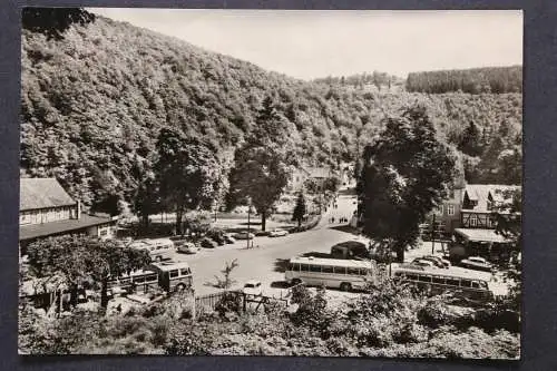 Treseburg, Harz, Teilansicht, Busse - 423801