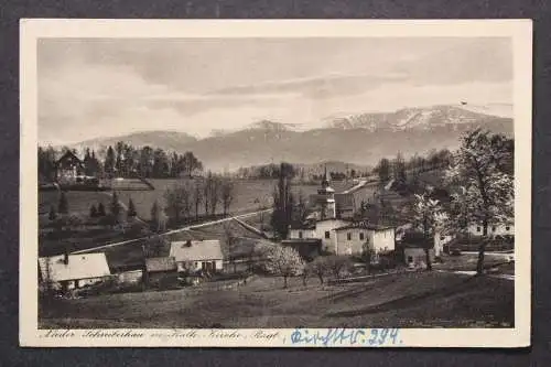 Nieder Schreiberhau, Ortsansicht mit Katholischer Kirche - 424233