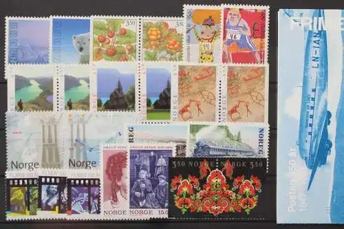 Norwegen, MiNr. 1202-1229, Jahrgang 1996, postfrisch - 211352