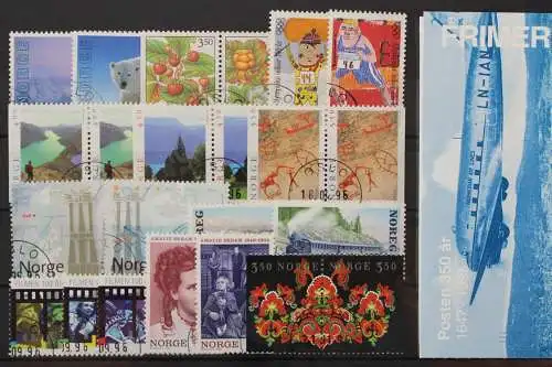 Norwegen, MiNr. 1202-1229, Jahrgang 1996, gestempelt - 211351