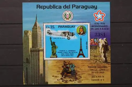 Paraguay, MiNr. Block 300, postfrisch - 212090