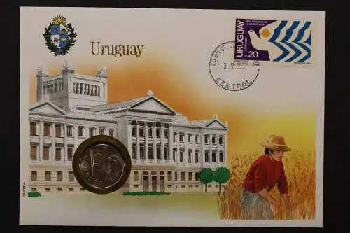 Uruguay, Numisbrief vom 3.11.1987 - 662714